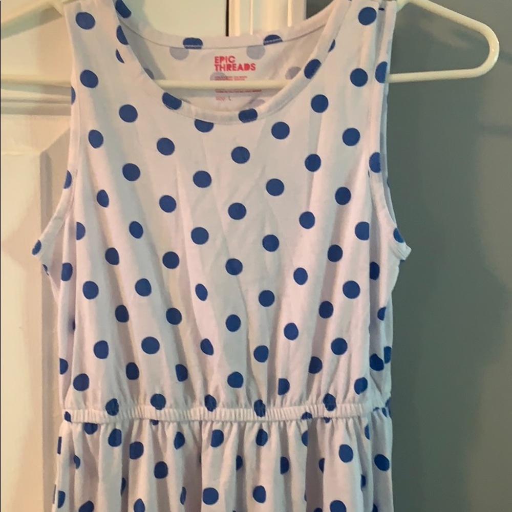 Girls polka dot dress.